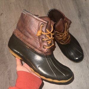 L.L. Bean Women's Brown Winter Duck Boots